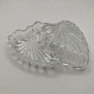 Crystal heart vanity trinket box